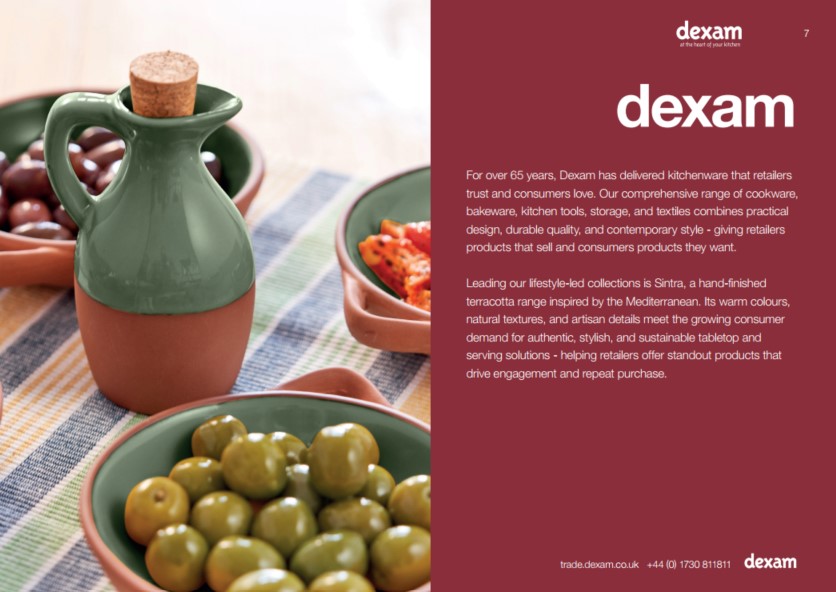 Dexam catalogue cover