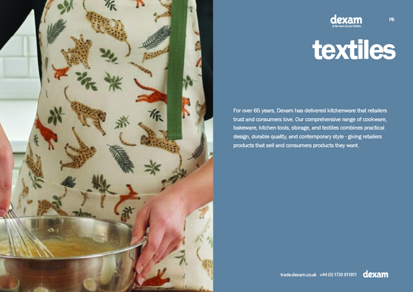 Textiles catalogue cover