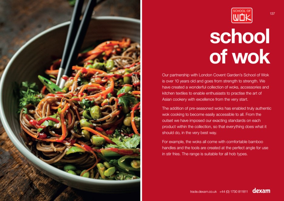 School of Wok catalogue cover