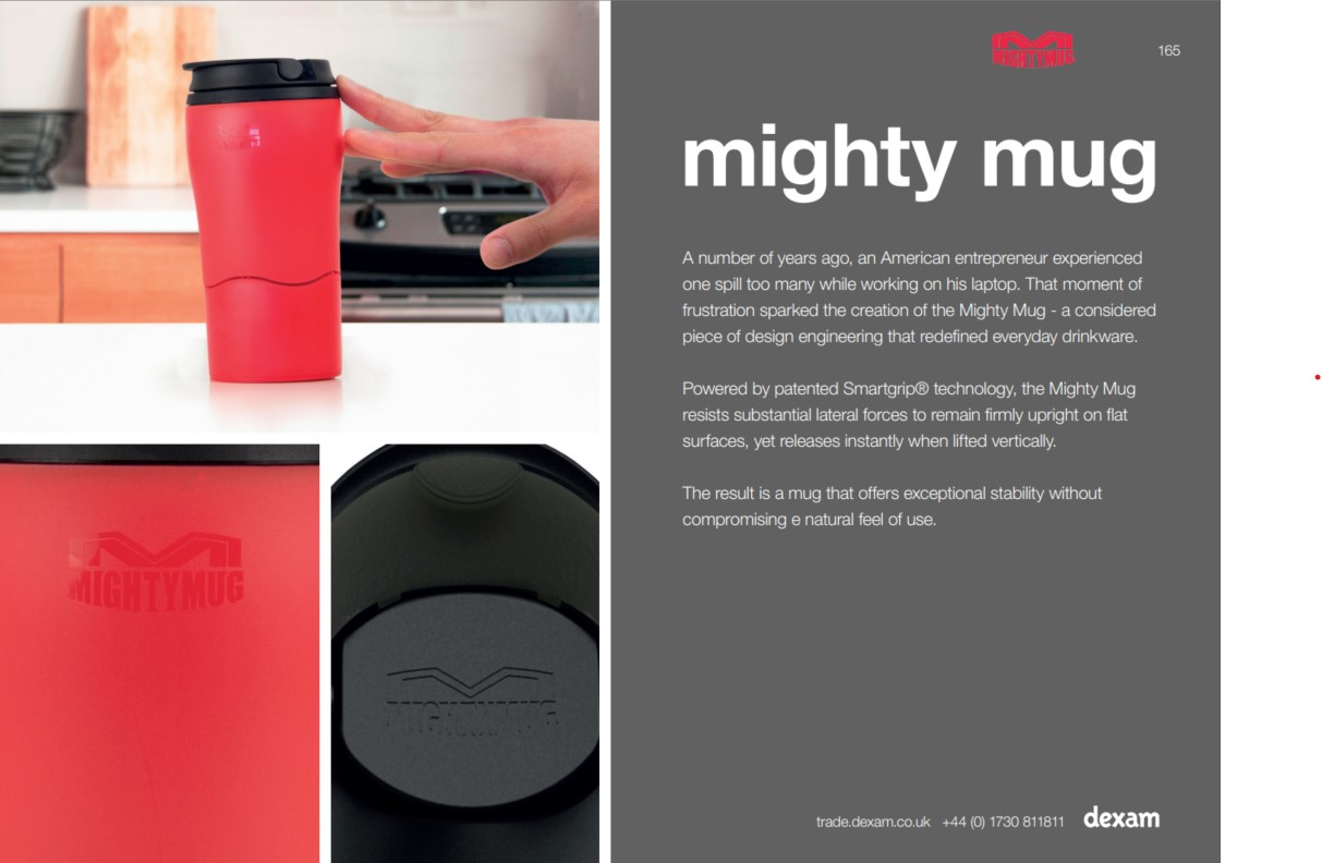 Mighty Mug catalogue cover
